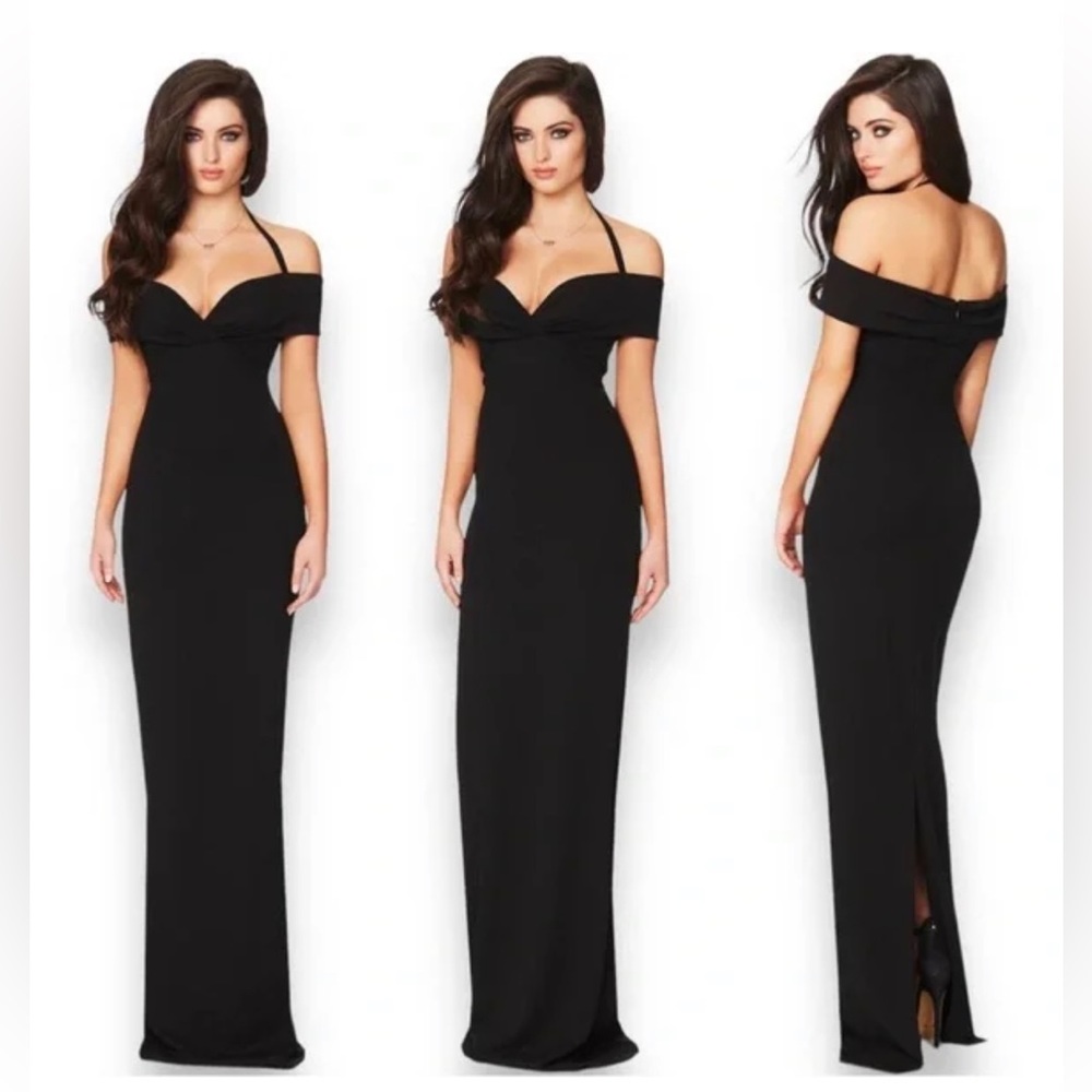 Nookie Athena Gown in Black NWT